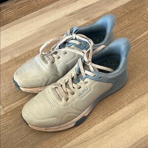 KURU Tan and Gray Athletic Shoes with Comfort Design